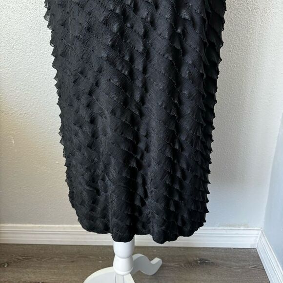 CJ Banks Black Sleeveless Dress Ruffle Party SZ 3X - Picture 13 of 16